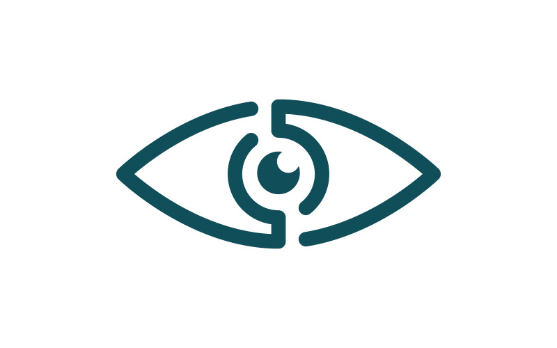 Branding Identity Corporate Health Eye Care vektor Logotypdesign v.66