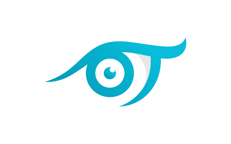 Identità del marchio Salute aziendale Cura degli occhi Logo vettoriale design v.71