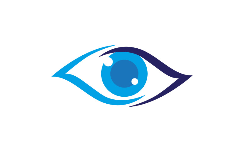 Identité de marque Entreprise Santé Soins oculaires vecteur Logo design v.50