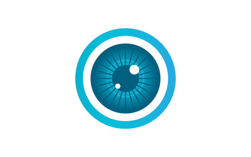 品牌标识企业健康眼部护理矢量标志设计 v.63