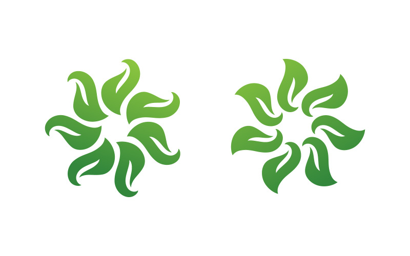 Boomblad ecologie natuur concept Logo Template v.11