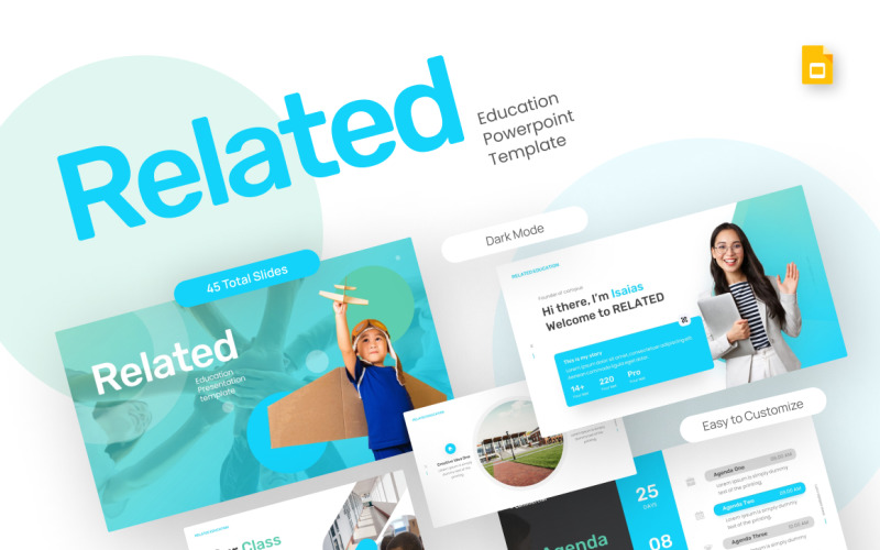 Modello di presentazione di Google Education correlato