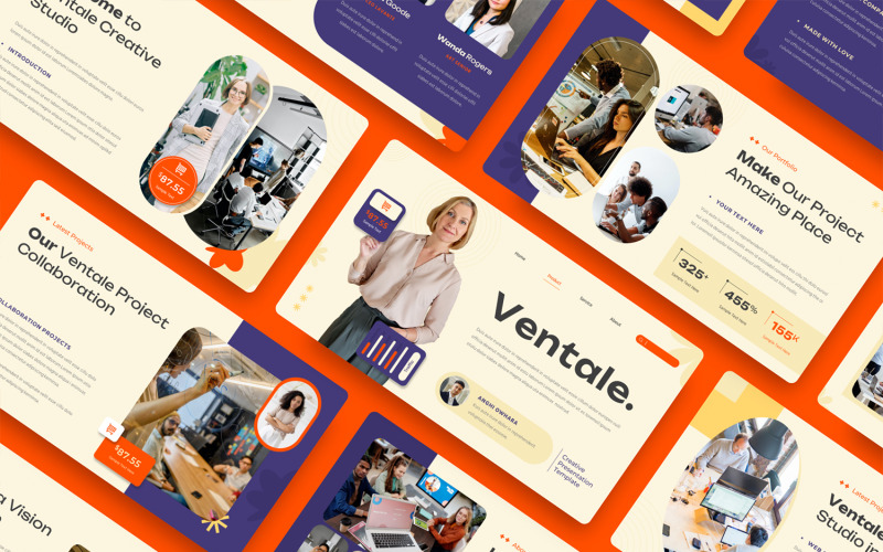 Vente - Diapositive Google créative