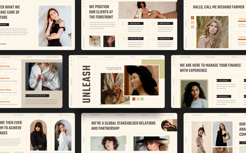Unleash - Business-Keynote-Vorlage