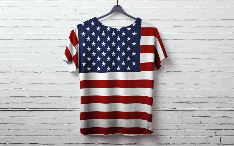 Design de camiseta americana, camiseta dos EUA