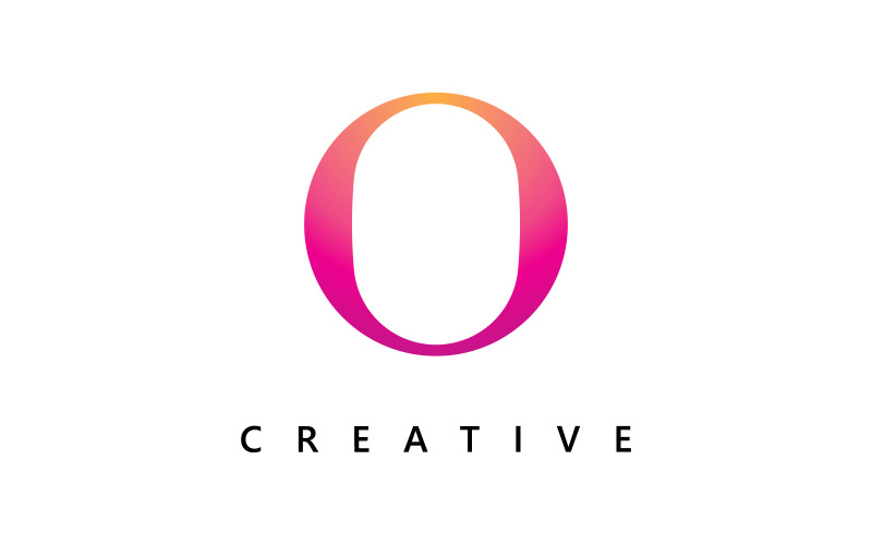 Bokstaven O logotyp vektor mall, Creative O Letter initial logotyp design 12
