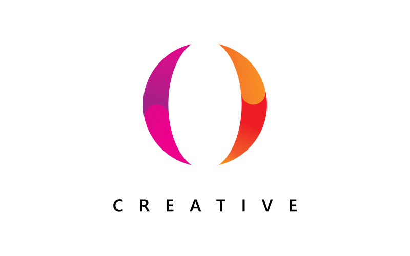 Modèle vectoriel de logo lettre O, conception de logo initiale créative lettre O 5