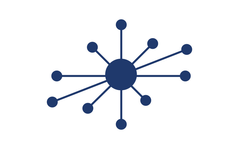 Samhällsvård och social ikonillustration logotypdesign v.3