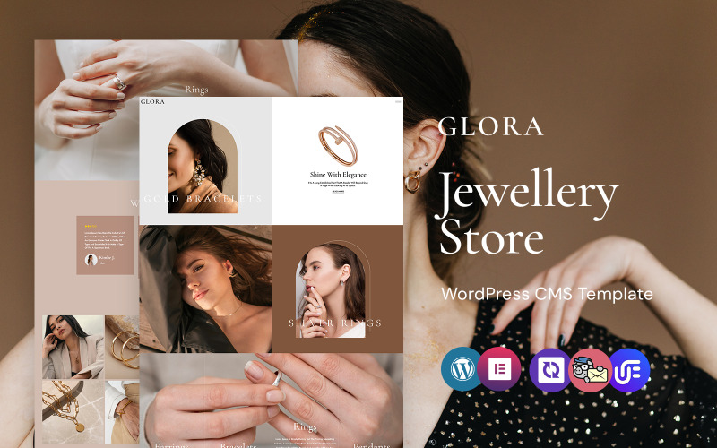 Glora – WordPress-Elementor-Theme für Schmuckgeschäfte