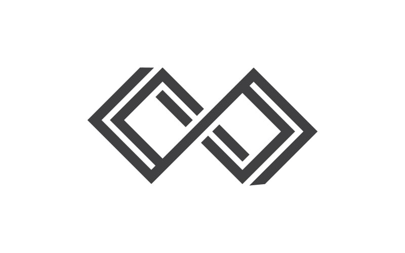 Infinity Loop bewegingsontwerp Vector pictogram illustratie v.4