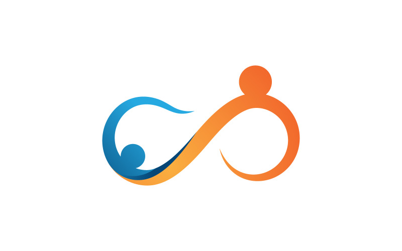 Infinity Loop bewegingsontwerp Vector pictogram illustratie v.6