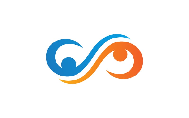 Infinity Loop motion Design Vector icon illustration v.2