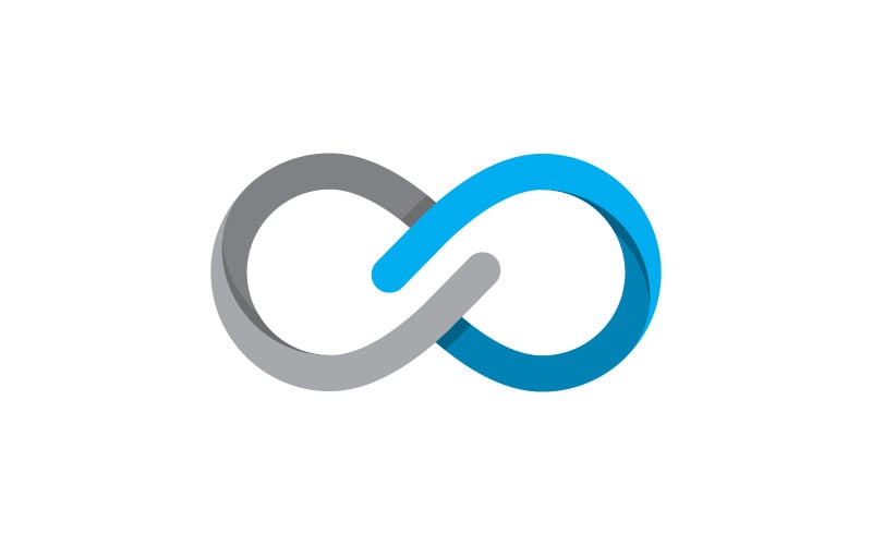 Infinity Loop motion Design Vektor ikon illustration v.14