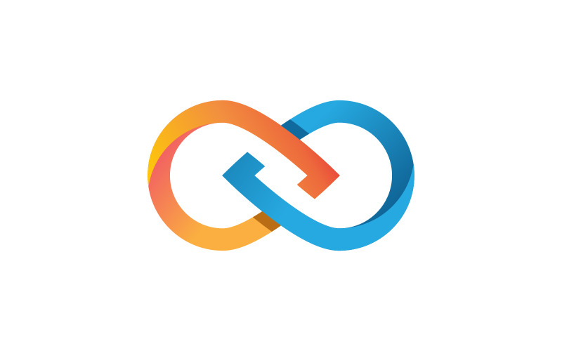 Infinity Loop motion Design Vektor ikon illustration v.15