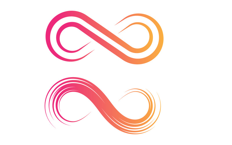 Infinity Loop motion Design Vektor ikon illustration v.9