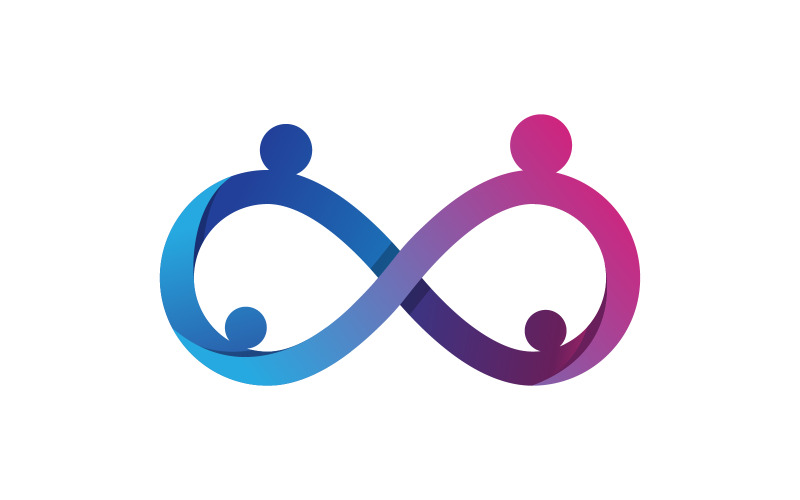 Infinity Loop motion Design Vektorové ikony ilustrace v.17