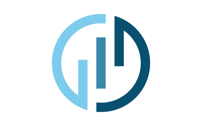 Info Grafisch Bedrijfsfinanciën Logo sjabloon pictogram ontwerp v.18