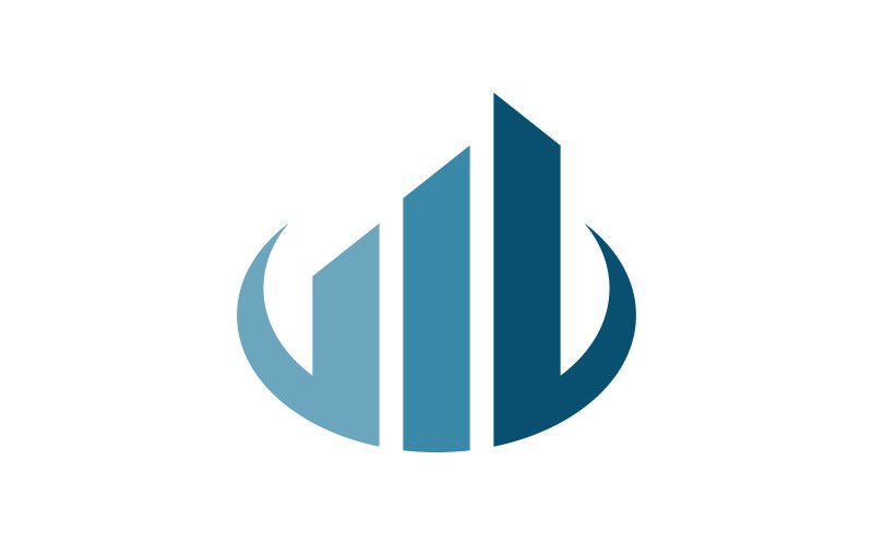 Info Graphic Business Finance Logotyp mall ikon design v.14