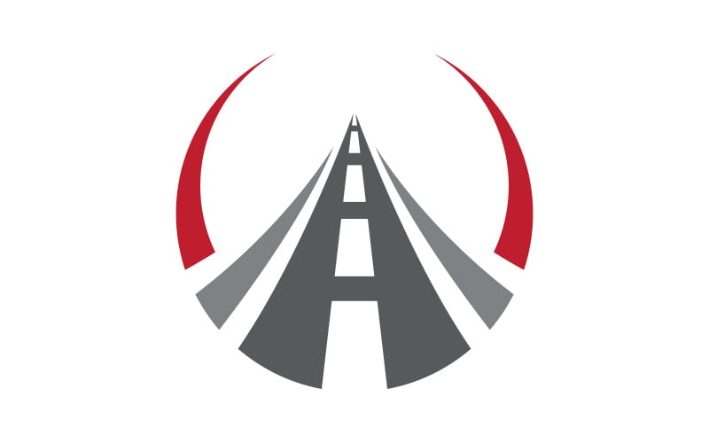 Way sign vector icon illustration design template v.1