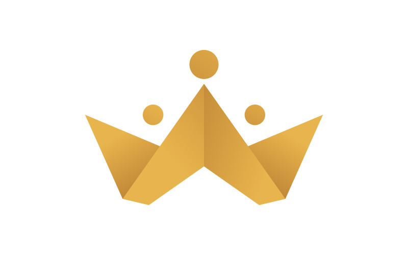 Corona del re Logo Template icona vettoriale v.4