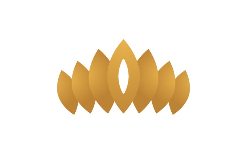 Corona del re Logo Template icona vettoriale v.9