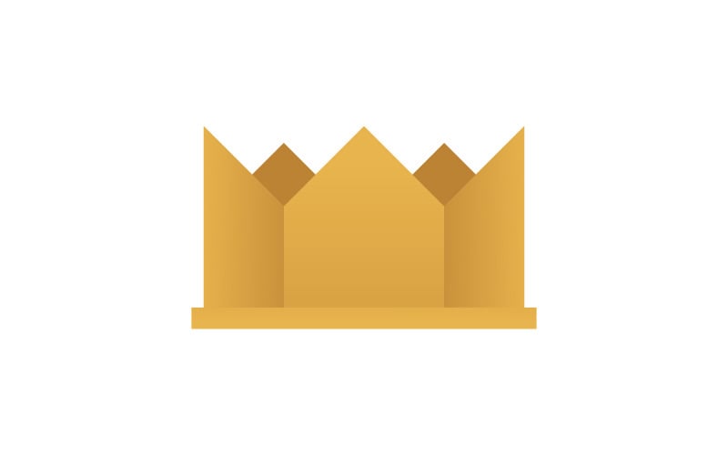Crown of king Logo Template vector icon v.8