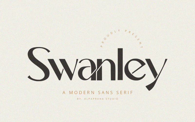 Swanley - Шрифт без засечек