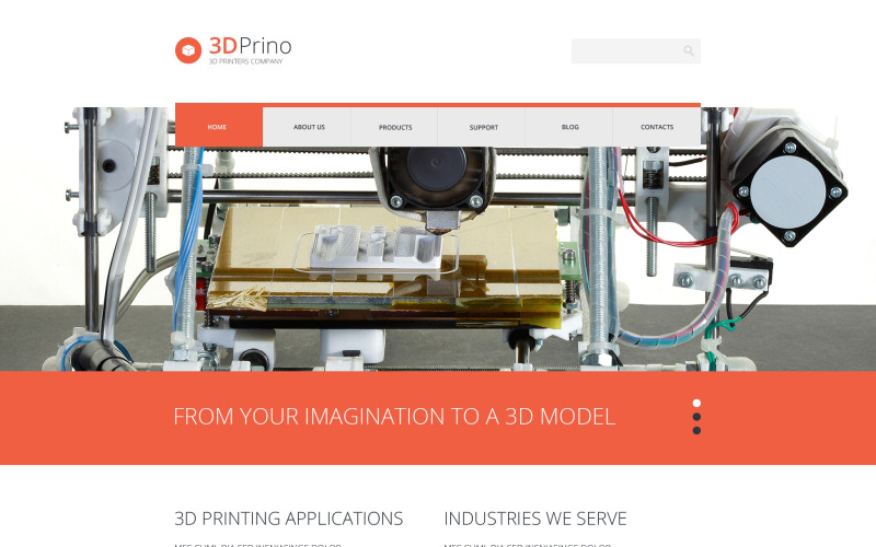 A Print Shop érzékeny WordPress-témája