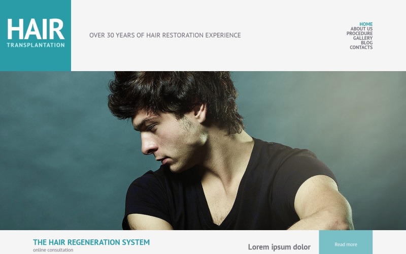 парикмахерская отзывчивая тема wordpress