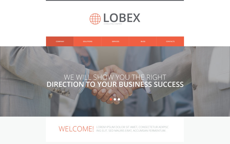 Responsieve websitesjabloon raadplegen