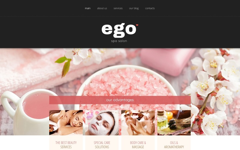 水疗沙龙Joomla模板