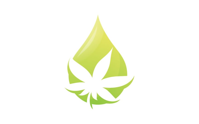 Cannabis marijuana tecken symbol illustration designmall v.15