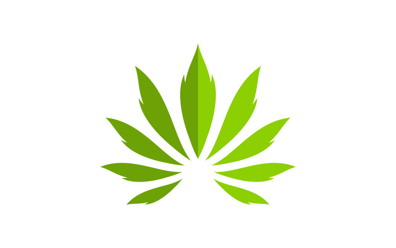 Cannabis marijuana tecken symbol illustration designmall v.2