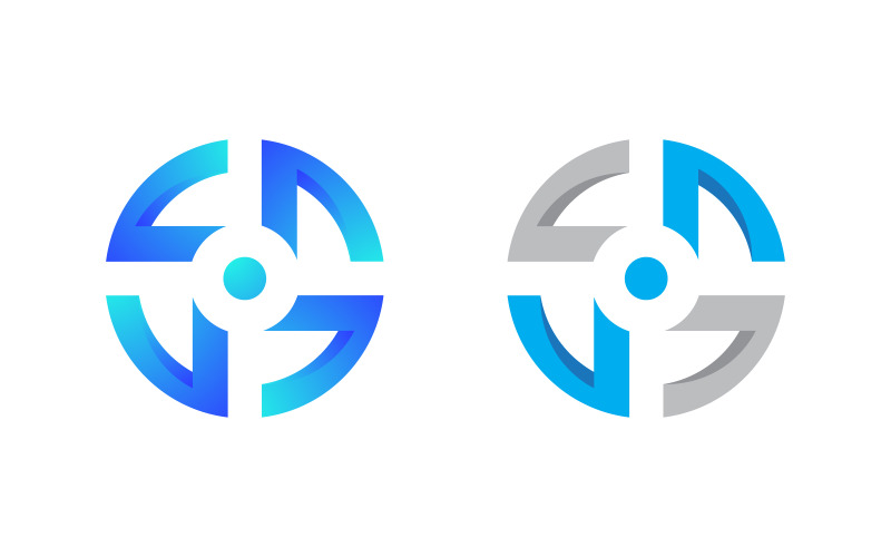 Focus pictogram vector illustratie ontwerp Logo sjabloon v.2