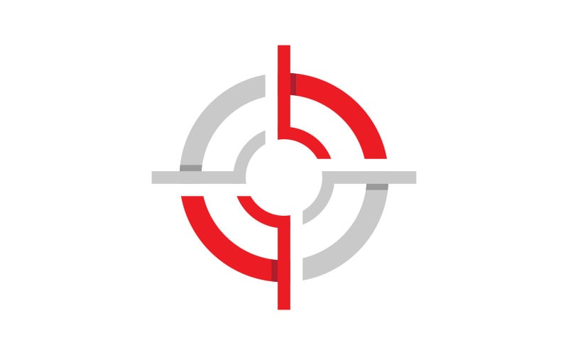 Focus pictogram vector illustratie ontwerp Logo sjabloon v.7