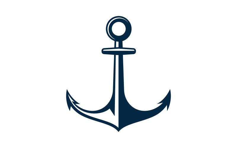 Anchor Ocean icon Element Logo Template vector v.14