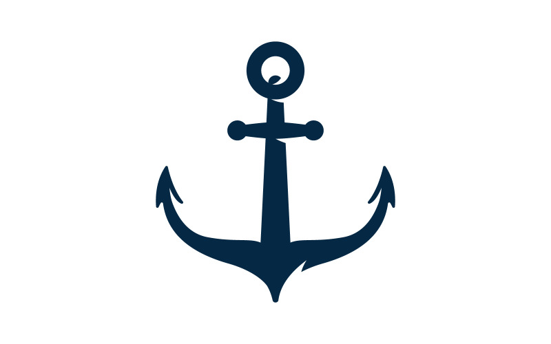 Anker Oceaan pictogram Element Logo Sjabloon vector v.17