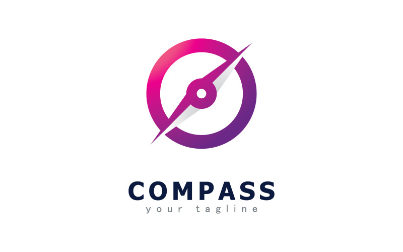Concetto creativo di progettazione del logo di Compass 6