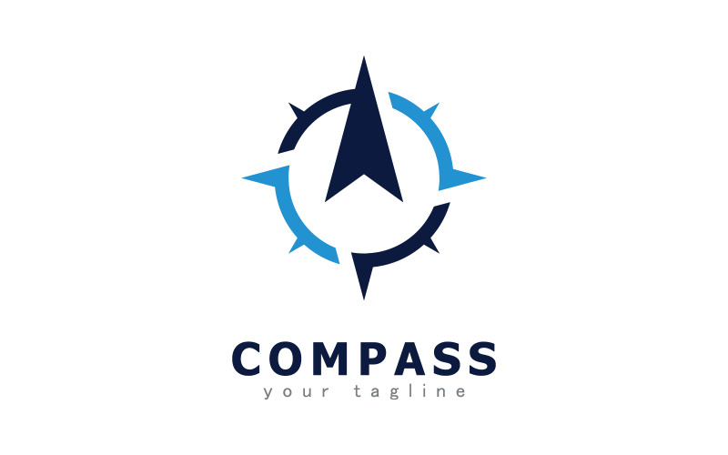 Дизайн логотипу Compass Creative Concept 3