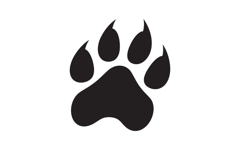 Paw Pet Logo design vector illustration design template v.21