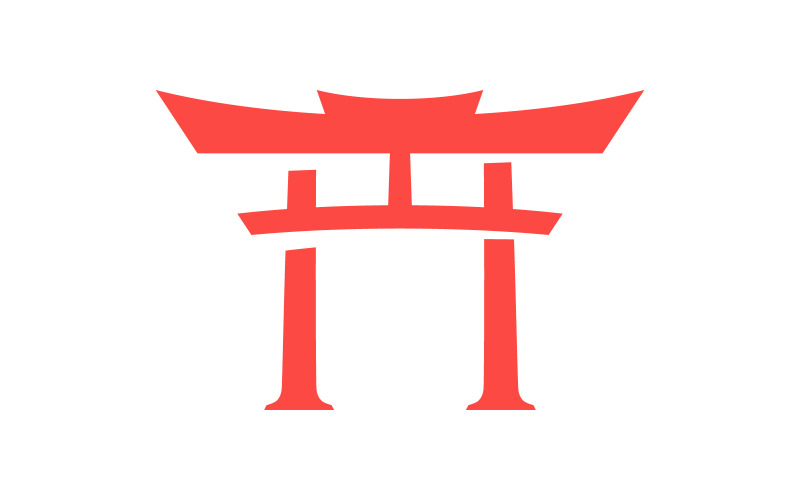 Tour och resor Japan element Vector icon Logo design v.13