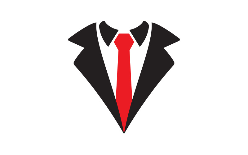 Эксклюзивный шаблон Tuxedo man векторная иконка иллюстрация дизайн v.13