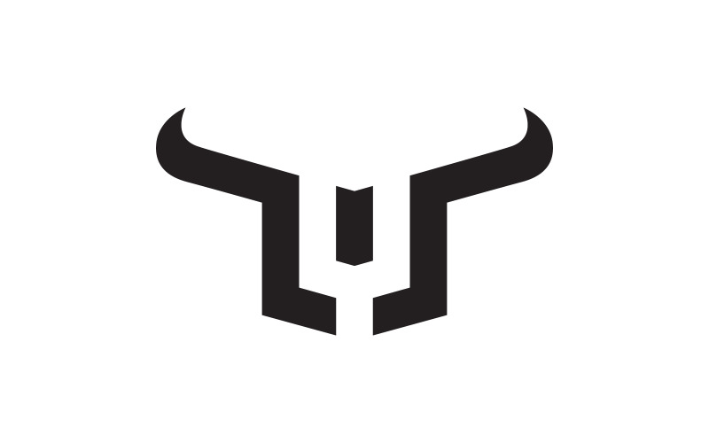 Bika logó vektoros ikon illusztráció tervezősablon v.9
