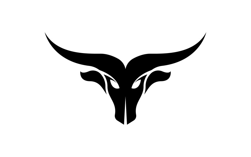 Modèle de conception d'icône vectorielle de logo Taurus v.30