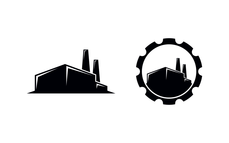 Modello di progettazione dell'icona vettoriale dell'industria degli ingranaggi v.15