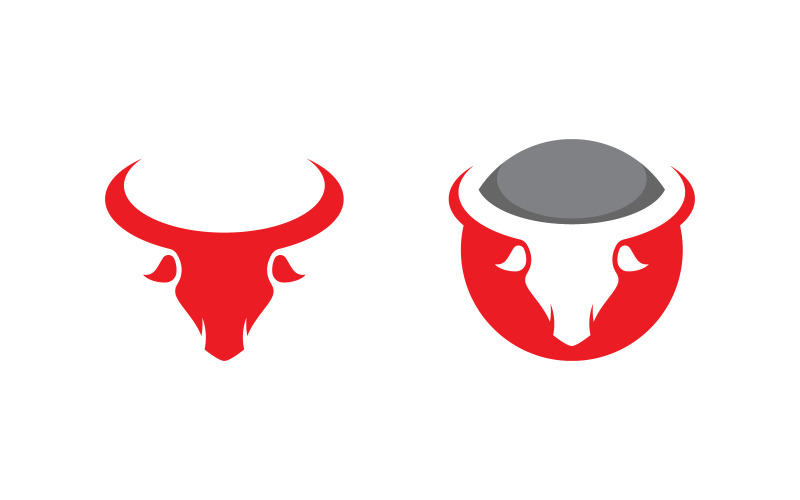 Taurus Logo Vektorsymbol Illustration Design-Vorlage v.19