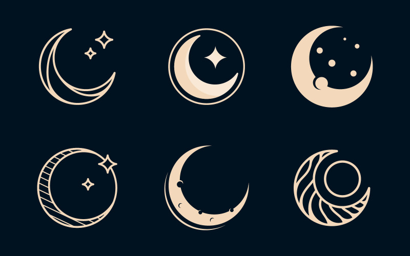 Concept d'espace lunaire, illustration vectorielle, modèle v.14