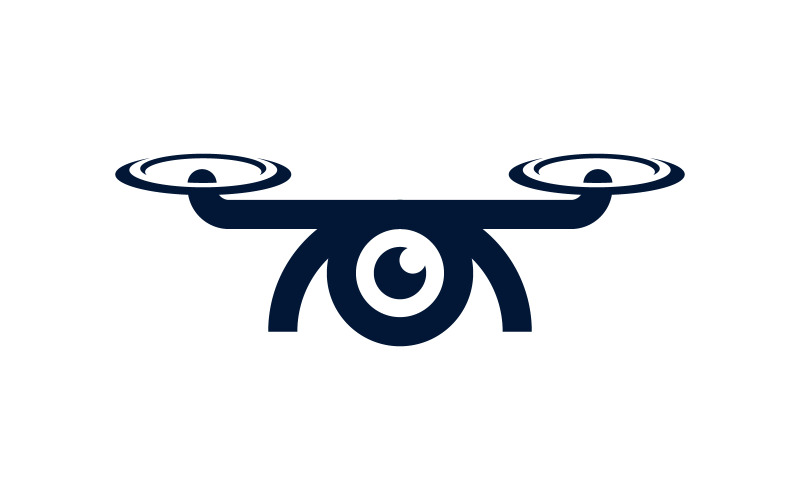 Drone технології векторної icon дизайн ілюстрації шаблон v.11