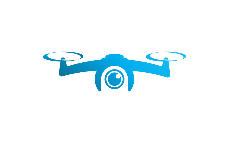 Technologie dronu vektorové ikony design ilustrace šablona v.14