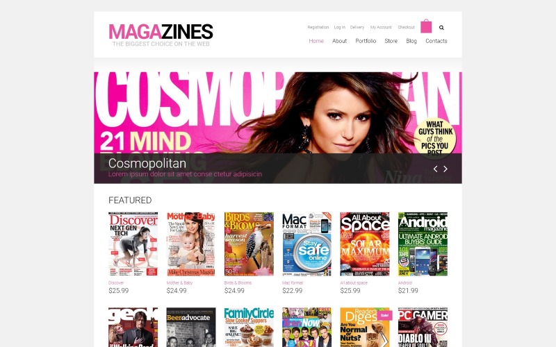 новостной портал отзывчивая тема woocommerce